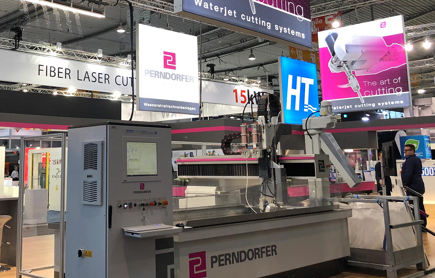 Messe Laser Cut Wasserstrahlschneidemaschine